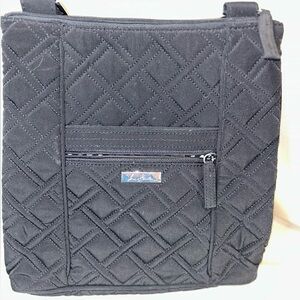 Vera Bradley Quilted Black Crossbody Bag